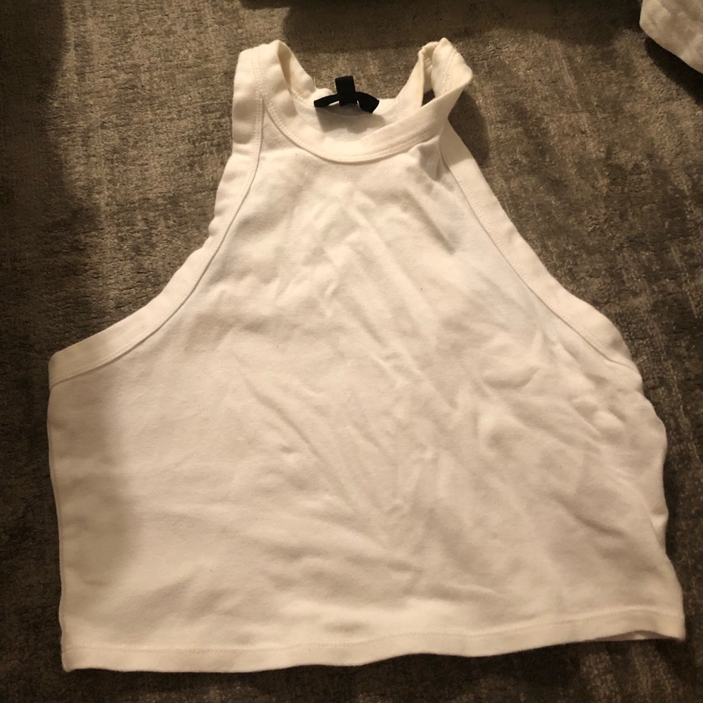 White tank top halter